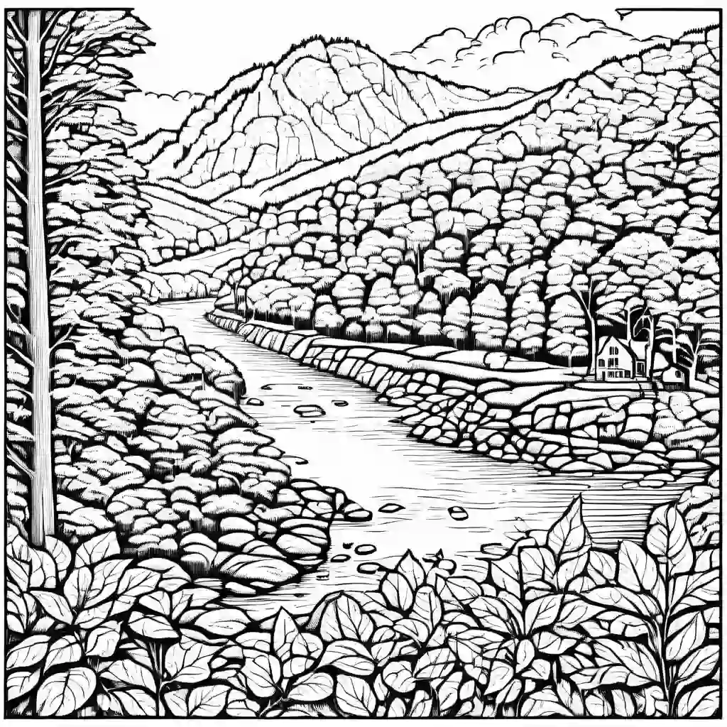 Hudson Valley coloring pages